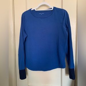 Universal Standard Long Sleeve Tee Rex, Blue Colorblock